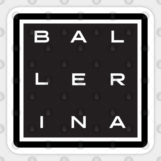 Ballerina Sticker by Magic Moon